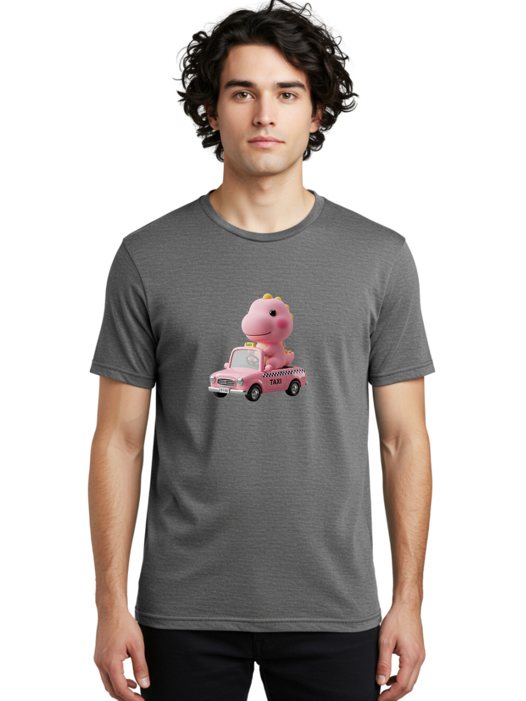 Taxi-Dinosaur Men'S Graphic Tee, 100% Cotton, Comfortable Casual Summer Wear, Machine Washable, Vintage Camera, Old Camera, Antique Camera, Black Camera, Classic Photography, Photography Equipment, Nostalgic Device, Film Camera, Camera Art Bai445