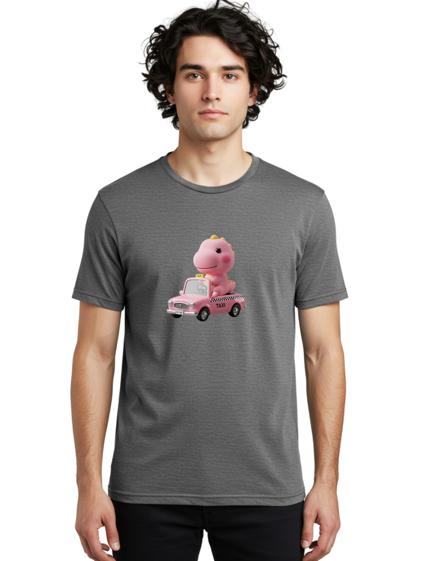 Taxi-Dinosaur Men'S Graphic Tee, 100% Cotton, Comfortable Casual Summer Wear, Machine Washable, Vintage Camera, Old Camera, Antique Camera, Black Camera, Classic Photography, Photography Equipment, Nostalgic Device, Film Camera, Camera Art Bai445