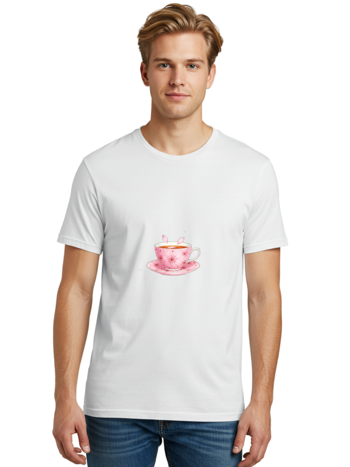 Teacup-With-Rabbit-Ears Men'S Graphic Tee, 100% Cotton, Comfortable Casual Summer Wear, Machine Washable, Vintage Camera, Old Camera, Antique Camera, Black Camera, Classic Photography, Photography Equipment, Nostalgic Device, Film Camera, Bai451