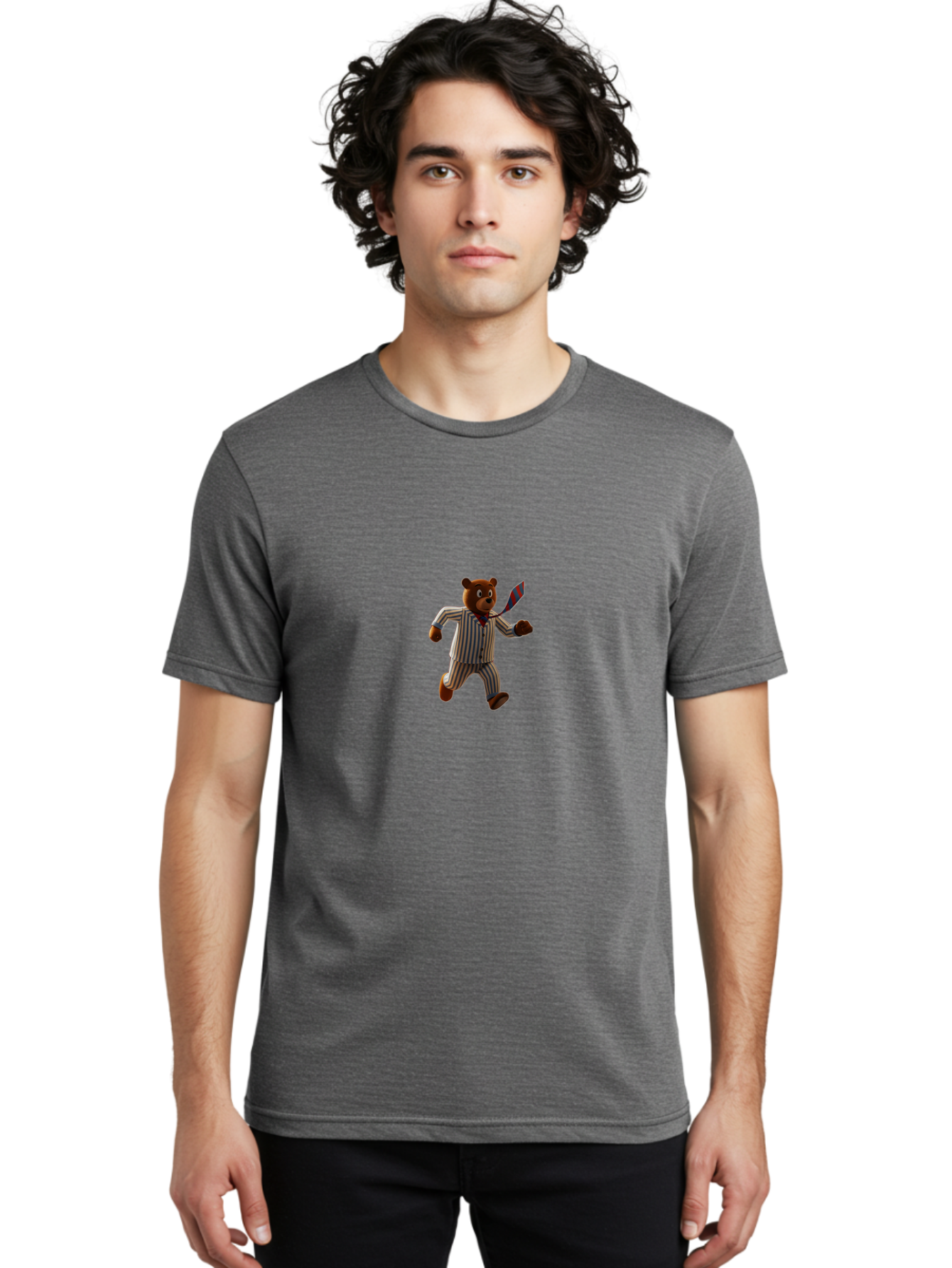 Teddy-1 Men'S Graphic Tee, 100% Cotton, Comfortable Casual Summer Wear, Machine Washable, Vintage Camera, Old Camera, Antique Camera, Black Camera, Classic Photography, Photography Equipment, Nostalgic Device, Film Camera, Camera Art Bai452