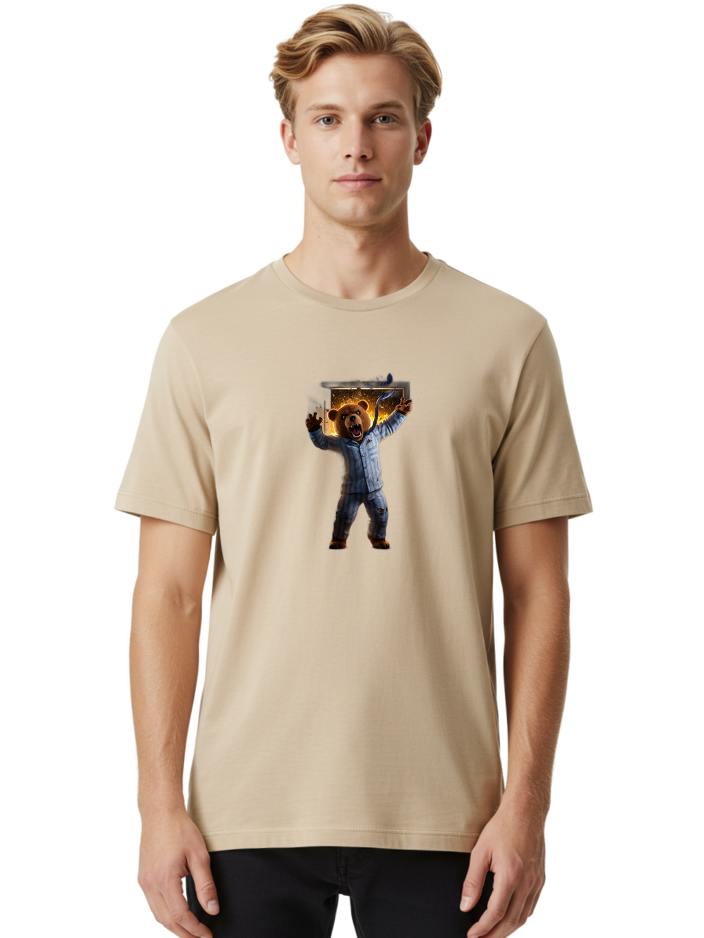 Teddy-2 Men'S Graphic Tee, 100% Cotton, Comfortable Casual Summer Wear, Machine Washable, Vintage Camera, Old Camera, Antique Camera, Black Camera, Classic Photography, Photography Equipment, Nostalgic Device, Film Camera, Camera Art Bai453