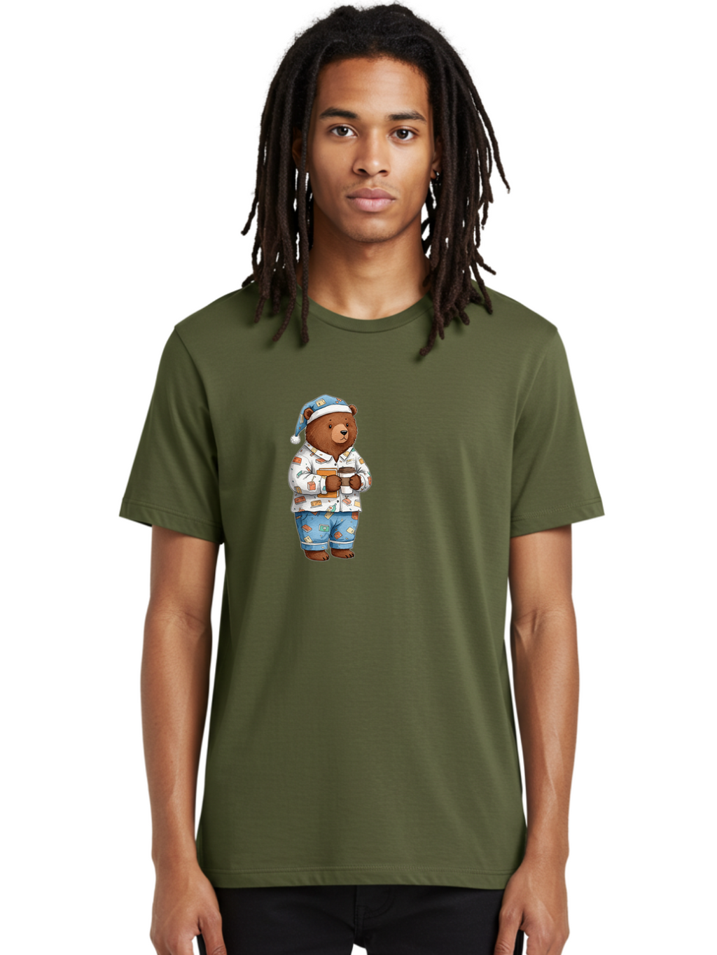 Teddy-Bear-In-Pajamas-1 Men'S Graphic Tee, 100% Cotton, Comfortable Casual Summer Wear, Machine Washable, Vintage Camera, Old Camera, Antique Camera, Black Camera, Classic Photography, Photography Equipment, Nostalgic Device, Film Camera, Bai454