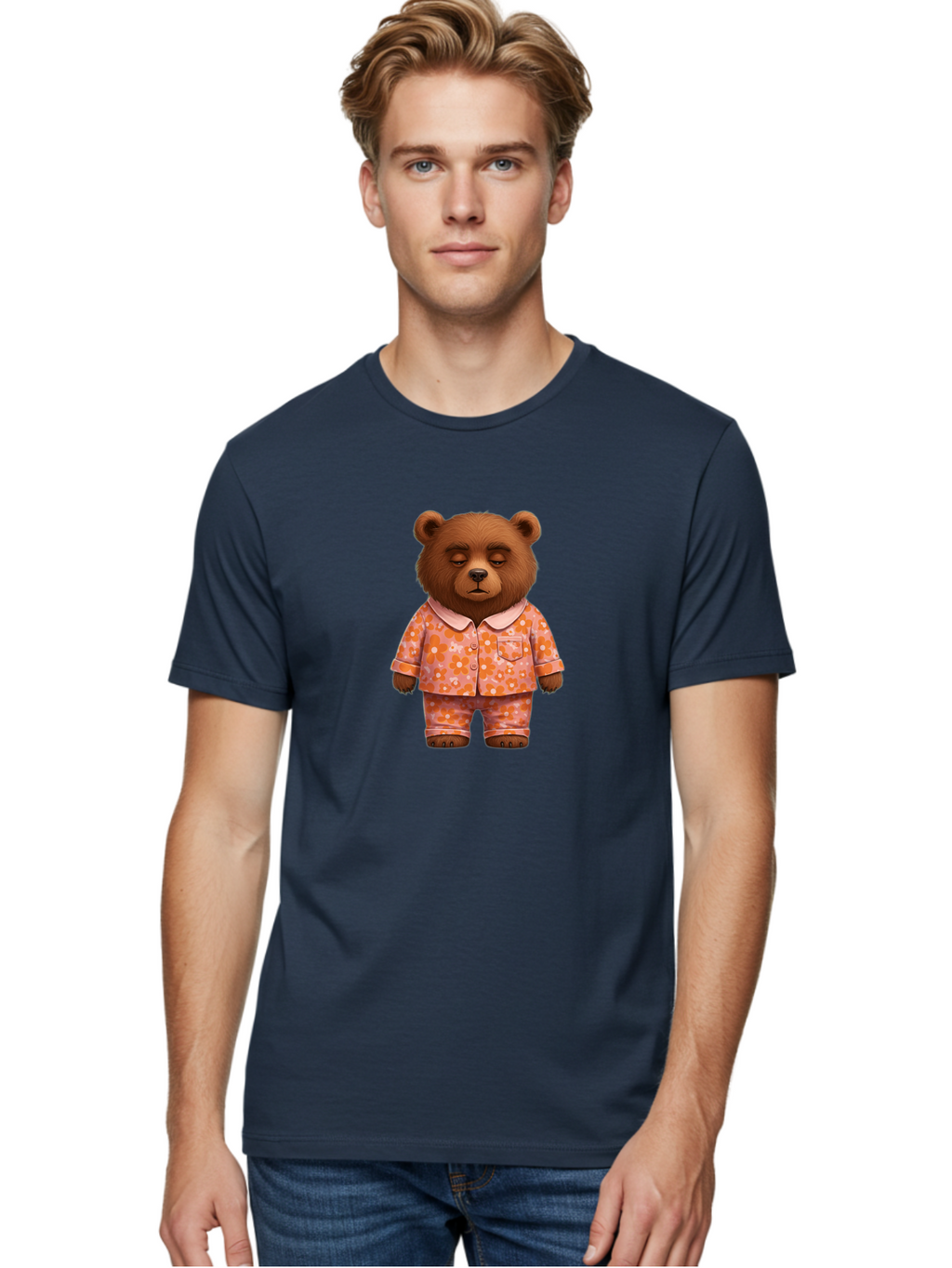 Teddy-Bear-In-Pajamas-10 Men'S Graphic Tee, 100% Cotton, Comfortable Casual Summer Wear, Machine Washable, Vintage Camera, Old Camera, Antique Camera, Black Camera, Classic Photography, Photography Equipment, Nostalgic Device, Film Camera, Bai455