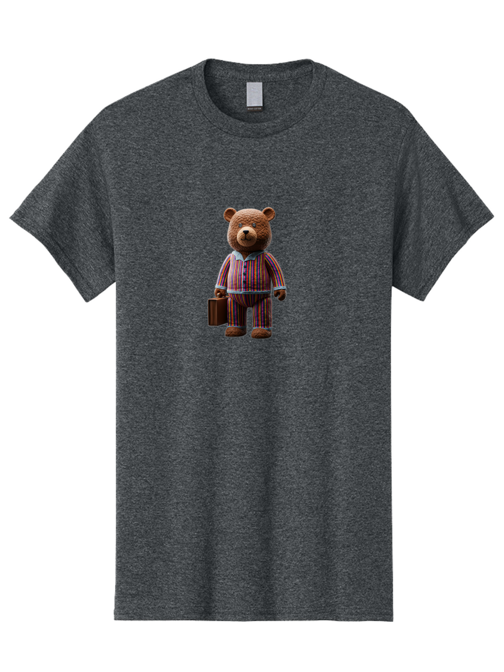 Teddy-Bear-In-Pajamas-11 Men'S Graphic Tee, 100% Cotton, Comfortable Casual Summer Wear, Machine Washable, Vintage Camera, Old Camera, Antique Camera, Black Camera, Classic Photography, Photography Equipment, Nostalgic Device, Film Camera, Bai456