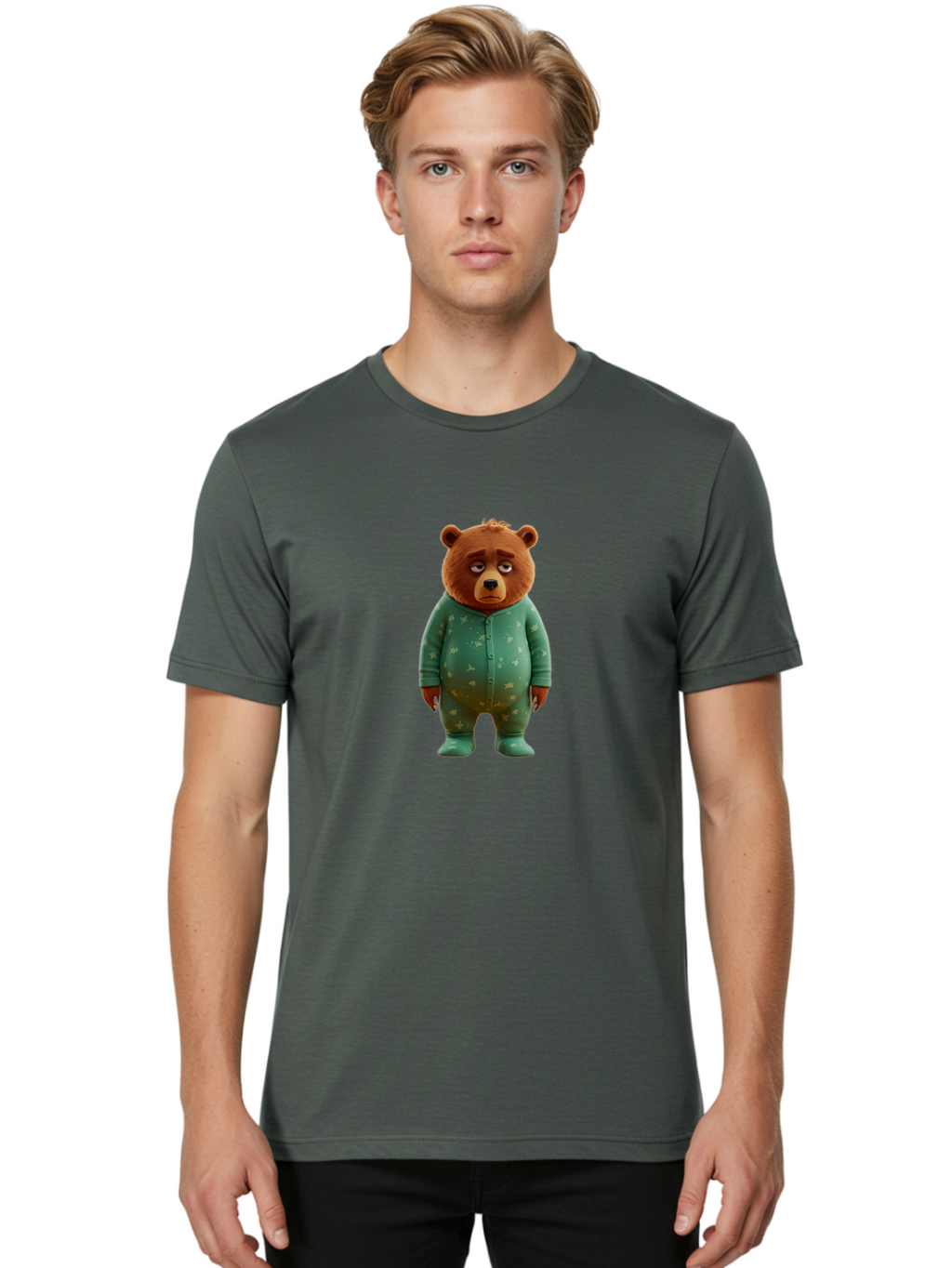 Teddy-Bear-In-Pajamas-3 Men'S Graphic Tee, 100% Cotton, Comfortable Casual Summer Wear, Machine Washable, Vintage Camera, Old Camera, Antique Camera, Black Camera, Classic Photography, Photography Equipment, Nostalgic Device, Film Camera, Bai458