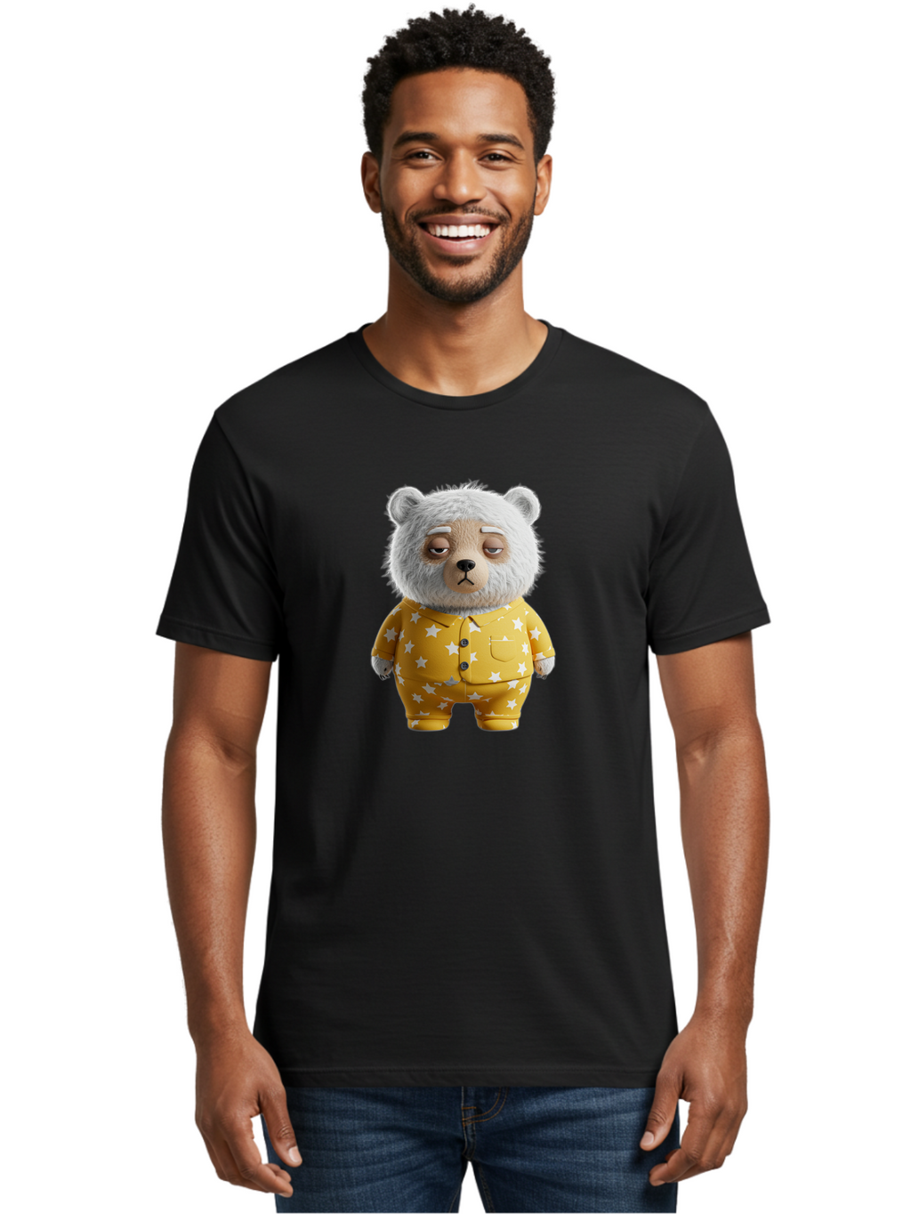 Teddy-Bear-In-Pajamas-4 Men'S Graphic Tee, 100% Cotton, Comfortable Casual Summer Wear, Machine Washable, Vintage Camera, Old Camera, Antique Camera, Black Camera, Classic Photography, Photography Equipment, Nostalgic Device, Film Camera, Bai459