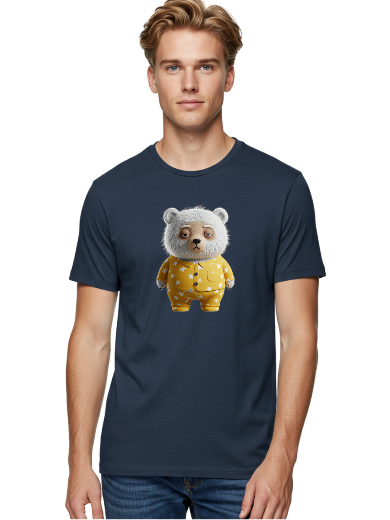 Teddy-Bear-In-Pajamas-4 Men'S Graphic Tee, 100% Cotton, Comfortable Casual Summer Wear, Machine Washable, Vintage Camera, Old Camera, Antique Camera, Black Camera, Classic Photography, Photography Equipment, Nostalgic Device, Film Camera, Bai459