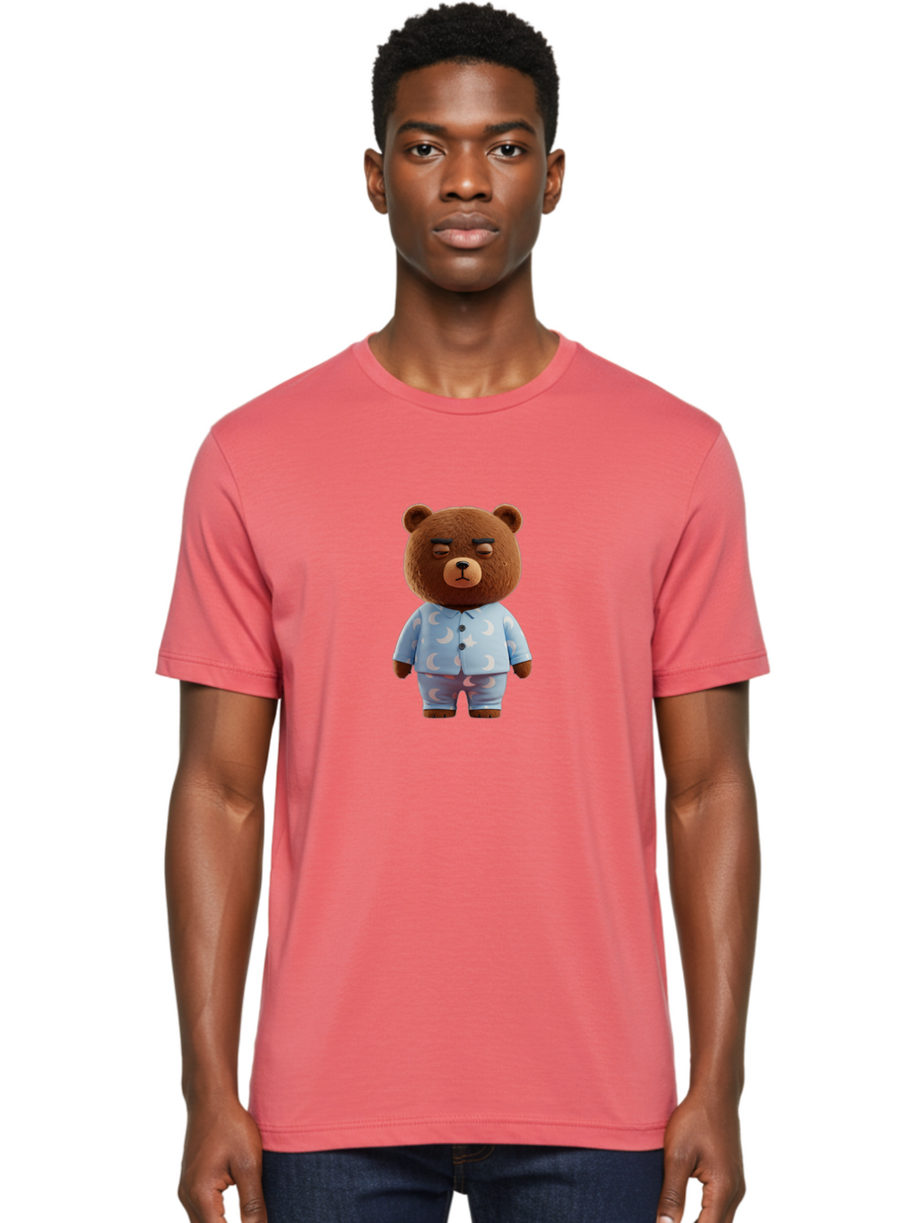 Teddy-Bear-In-Pajamas-5 Men'S Graphic Tee, 100% Cotton, Comfortable Casual Summer Wear, Machine Washable, Vintage Camera, Old Camera, Antique Camera, Black Camera, Classic Photography, Photography Equipment, Nostalgic Device, Film Camera, Bai460
