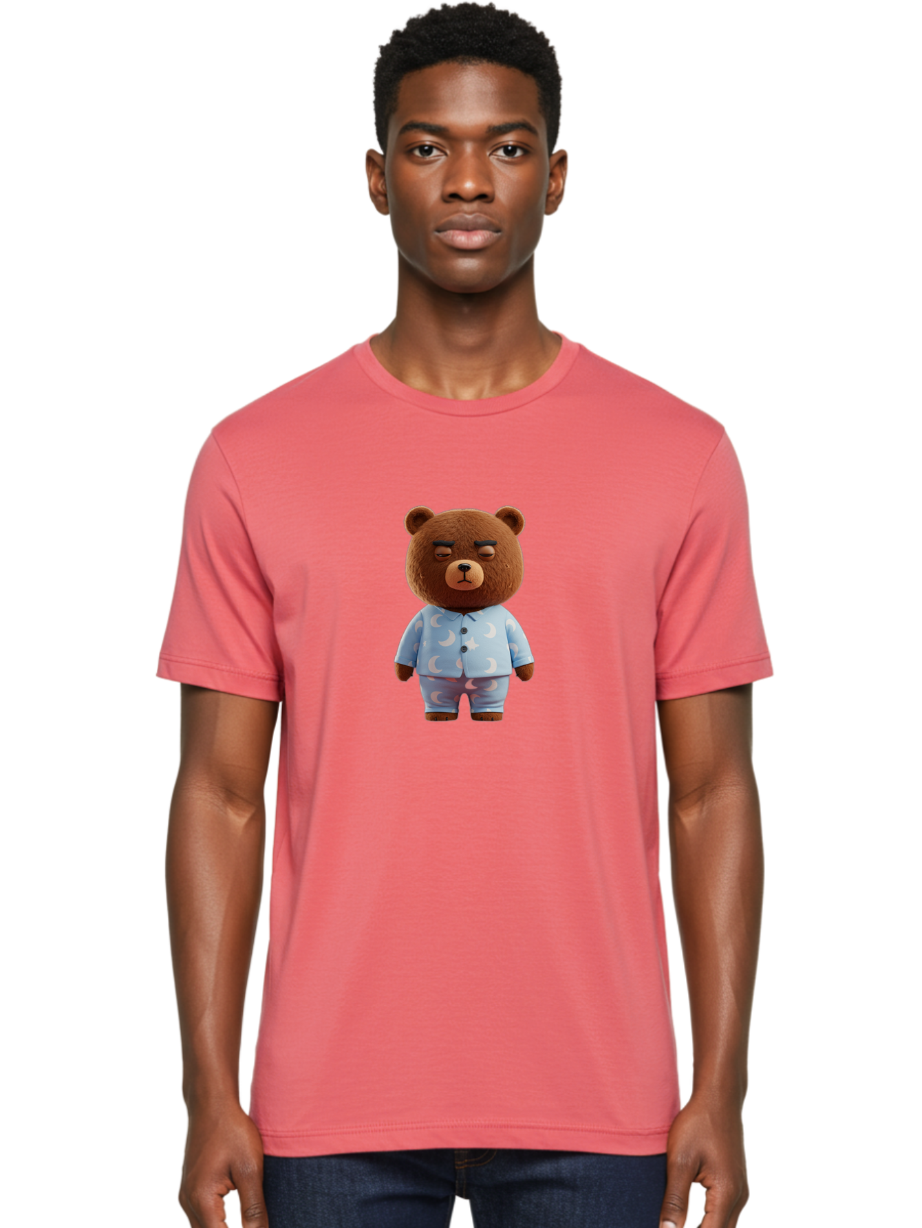 Teddy-Bear-In-Pajamas-5 Men'S Graphic Tee, 100% Cotton, Comfortable Casual Summer Wear, Machine Washable, Vintage Camera, Old Camera, Antique Camera, Black Camera, Classic Photography, Photography Equipment, Nostalgic Device, Film Camera, Bai460