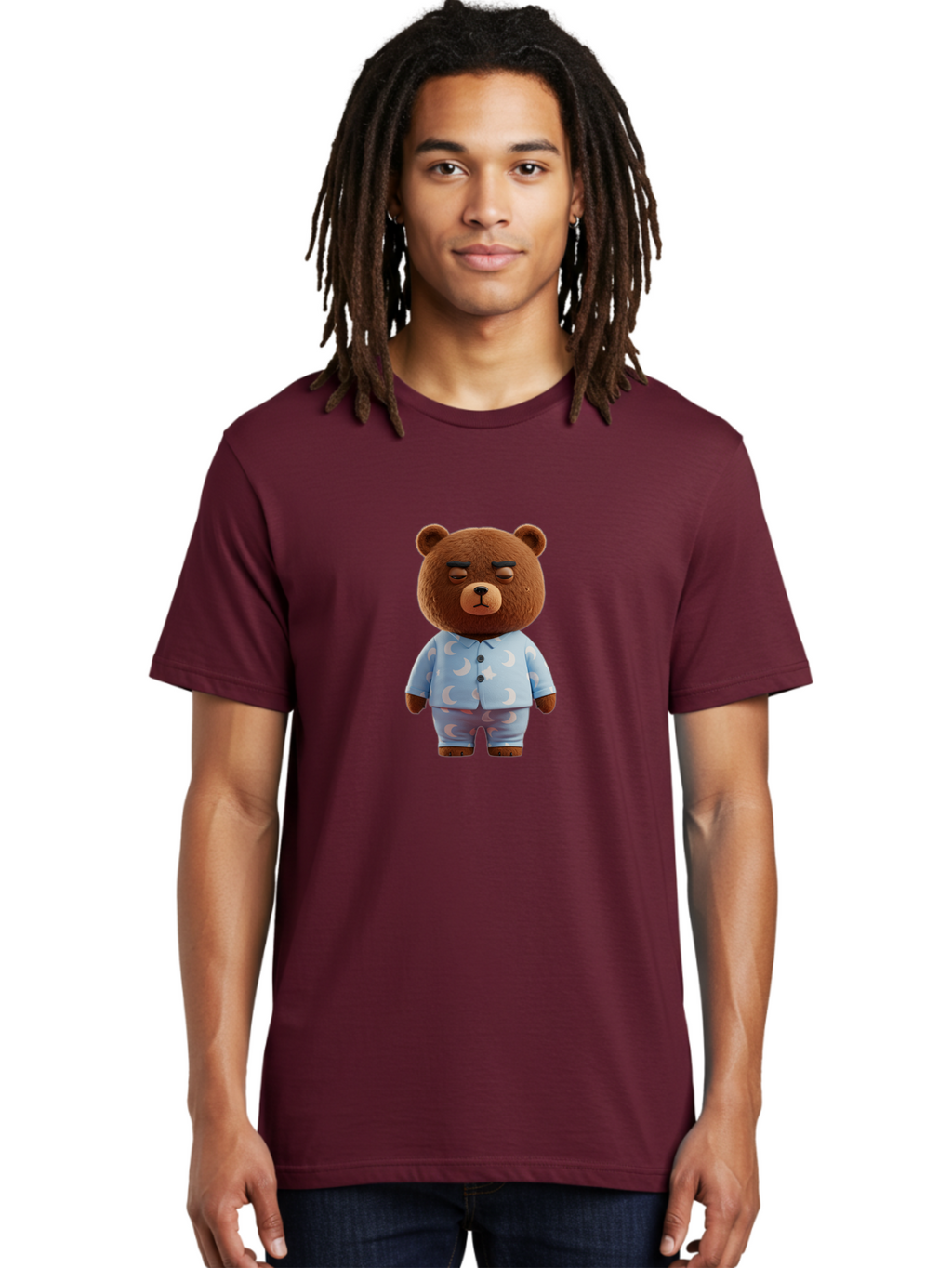 Teddy-Bear-In-Pajamas-5 Men'S Graphic Tee, 100% Cotton, Comfortable Casual Summer Wear, Machine Washable, Vintage Camera, Old Camera, Antique Camera, Black Camera, Classic Photography, Photography Equipment, Nostalgic Device, Film Camera, Bai460
