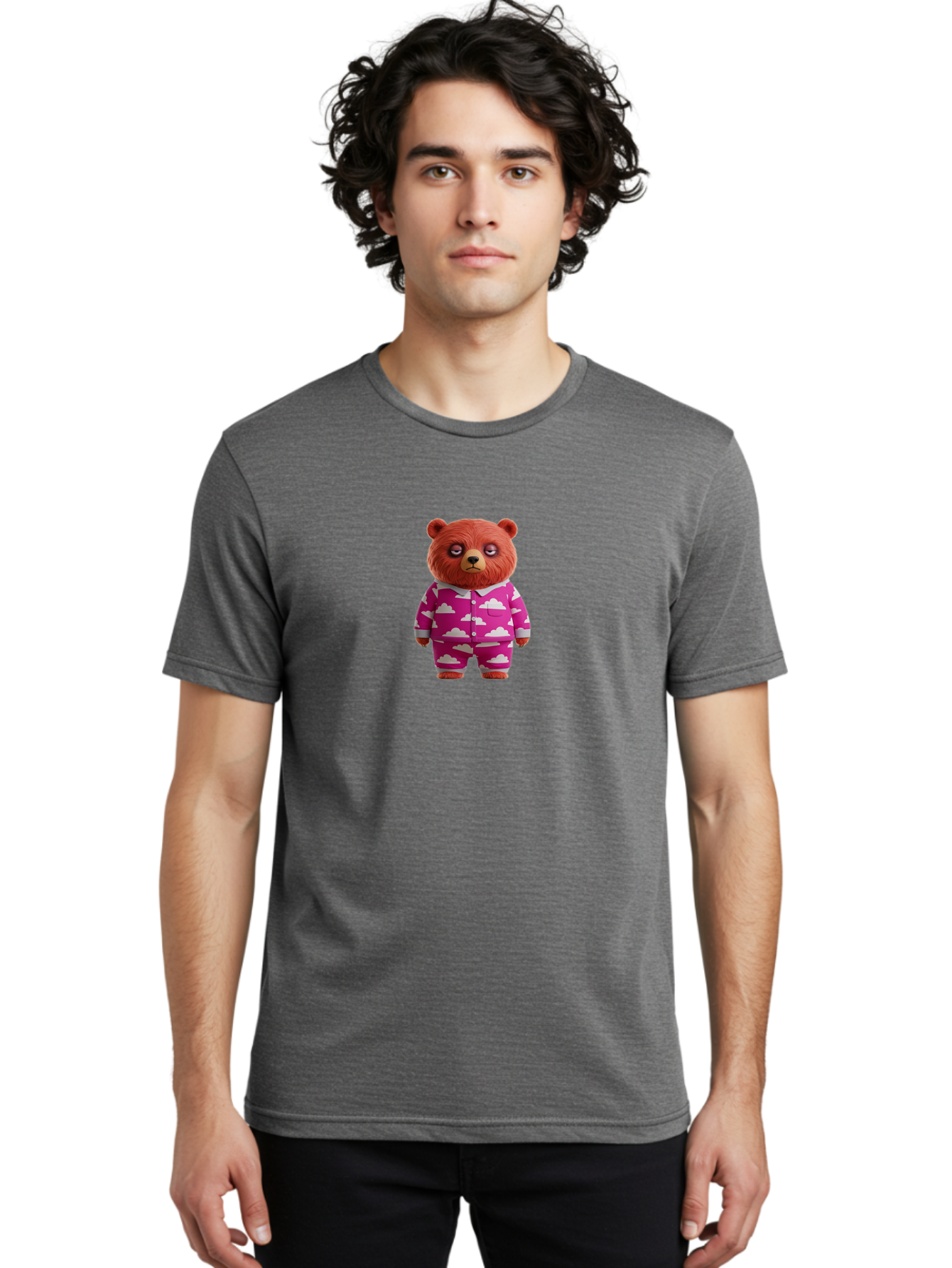 Teddy-Bear-In-Pajamas-7 Men'S Graphic Tee, 100% Cotton, Comfortable Casual Summer Wear, Machine Washable, Vintage Camera, Old Camera, Antique Camera, Black Camera, Classic Photography, Photography Equipment, Nostalgic Device, Film Camera, Bai462