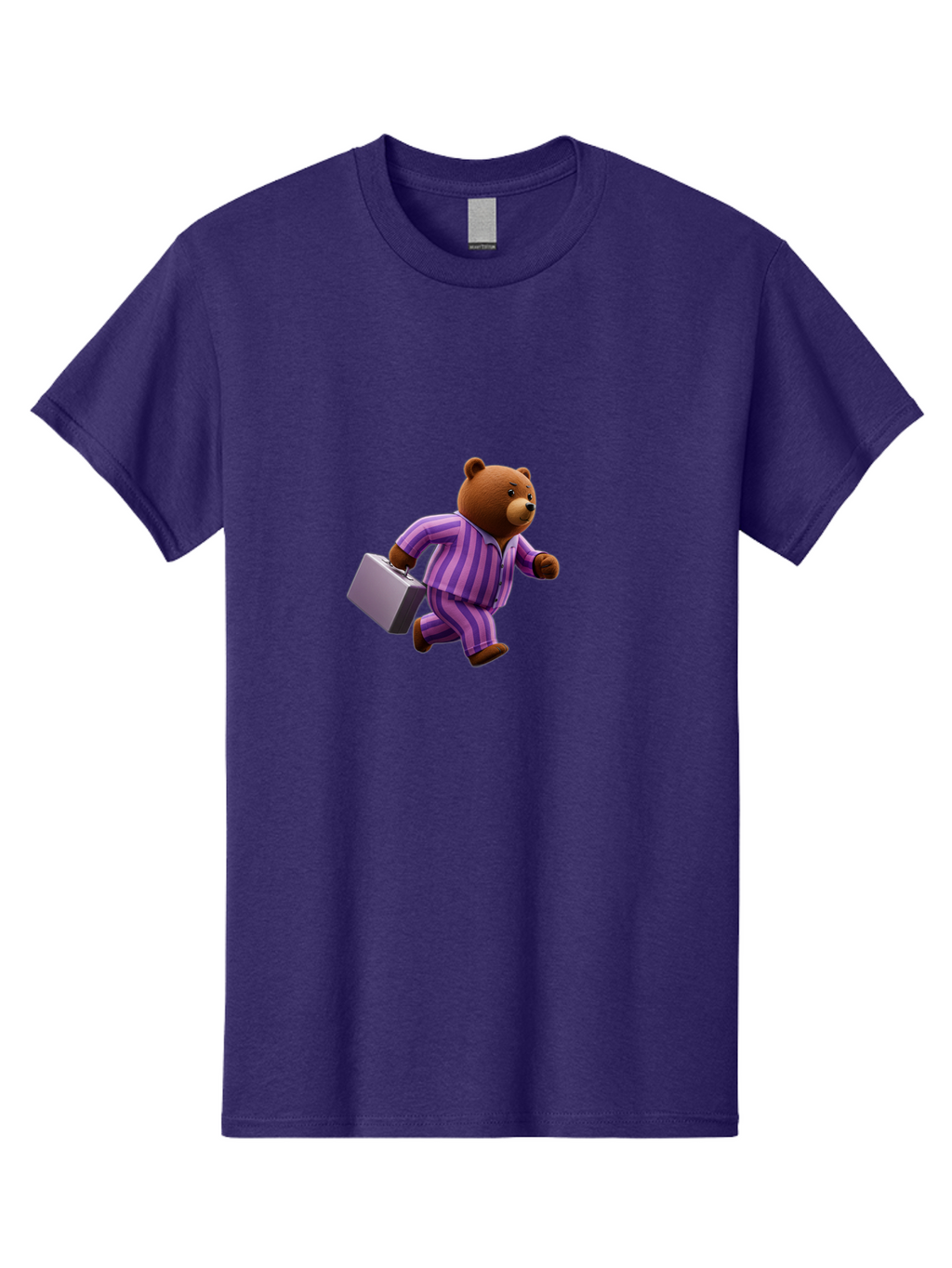 Teddy-Bear-With-Briefcase Men'S Graphic Tee, 100% Cotton, Comfortable Casual Summer Wear, Machine Washable, Vintage Camera, Old Camera, Antique Camera, Black Camera, Classic Photography, Photography Equipment, Nostalgic Device, Film Camera, Bai469