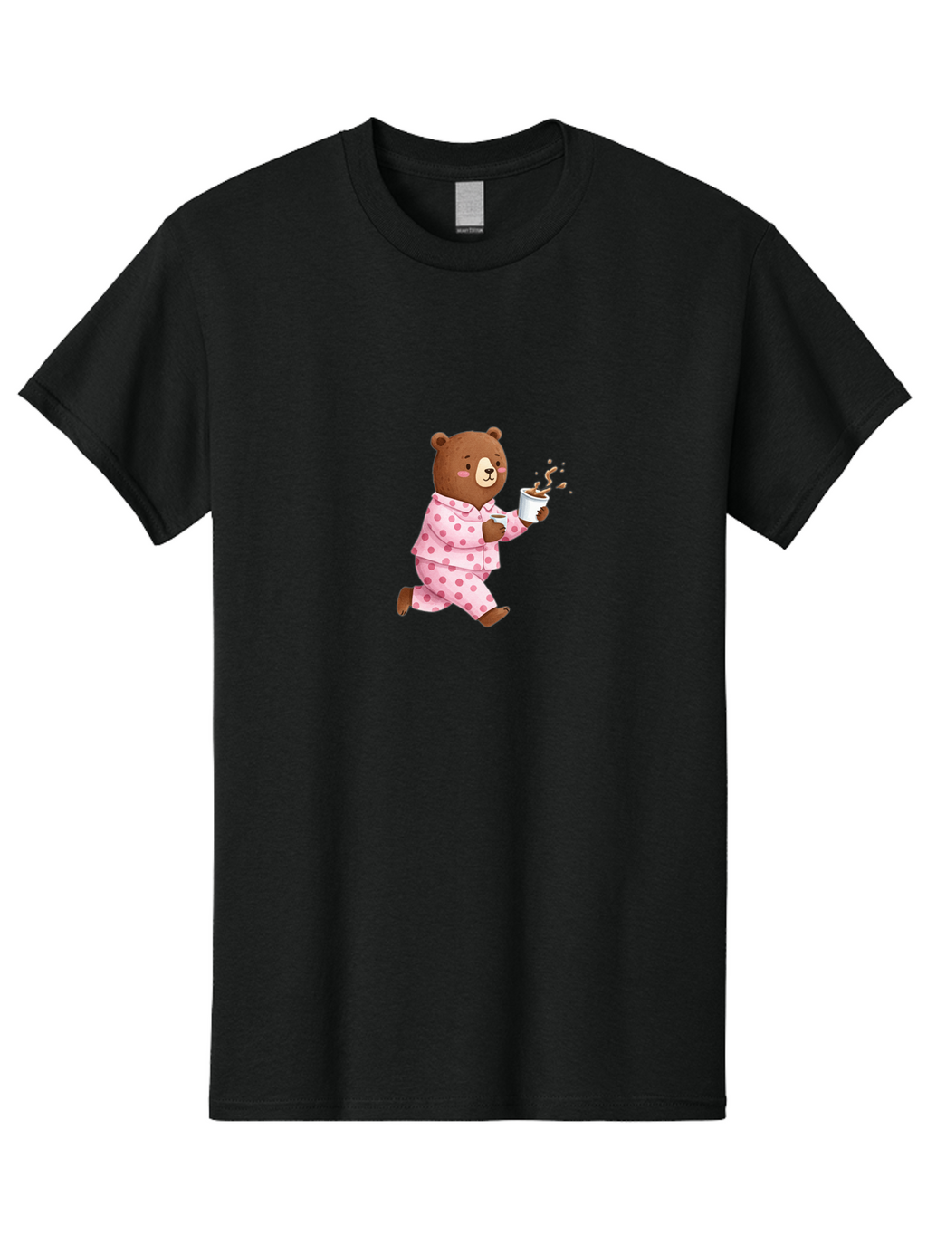 Teddy-Bear-With-Coffee Men'S Graphic Tee, 100% Cotton, Comfortable Casual Summer Wear, Machine Washable, Vintage Camera, Old Camera, Antique Camera, Black Camera, Classic Photography, Photography Equipment, Nostalgic Device, Film Camera, Bai470