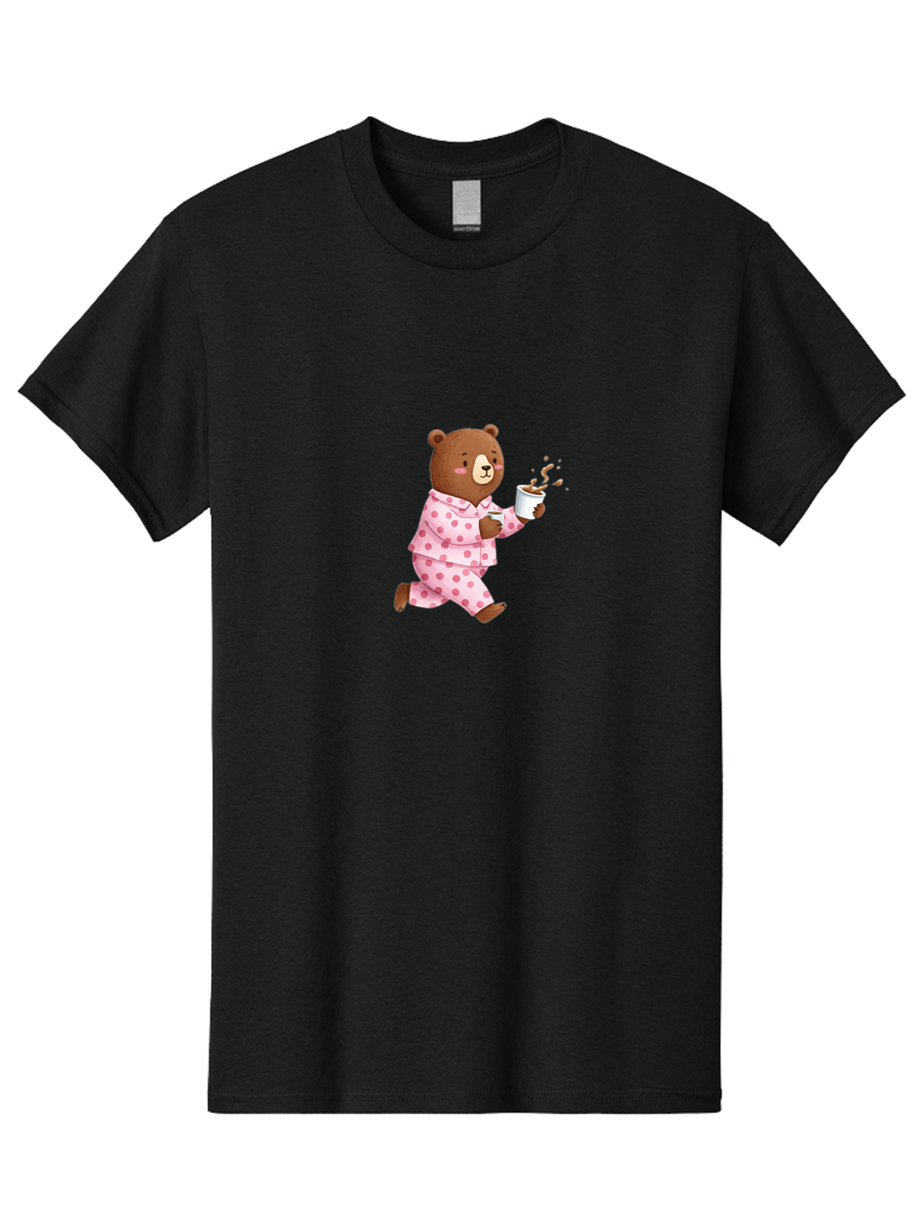 Teddy-Bear-With-Coffee Men'S Graphic Tee, 100% Cotton, Comfortable Casual Summer Wear, Machine Washable, Vintage Camera, Old Camera, Antique Camera, Black Camera, Classic Photography, Photography Equipment, Nostalgic Device, Film Camera, Bai470