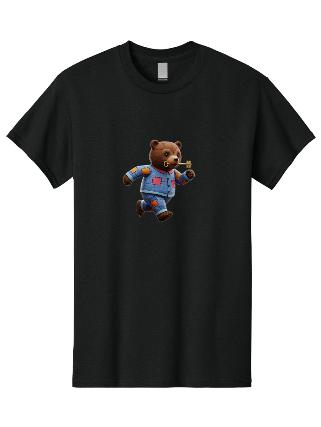 Teddy-Bear-With-Key Men'S Graphic Tee, 100% Cotton, Comfortable Casual Summer Wear, Machine Washable, Vintage Camera, Old Camera, Antique Camera, Black Camera, Classic Photography, Photography Equipment, Nostalgic Device, Film Camera, Bai471