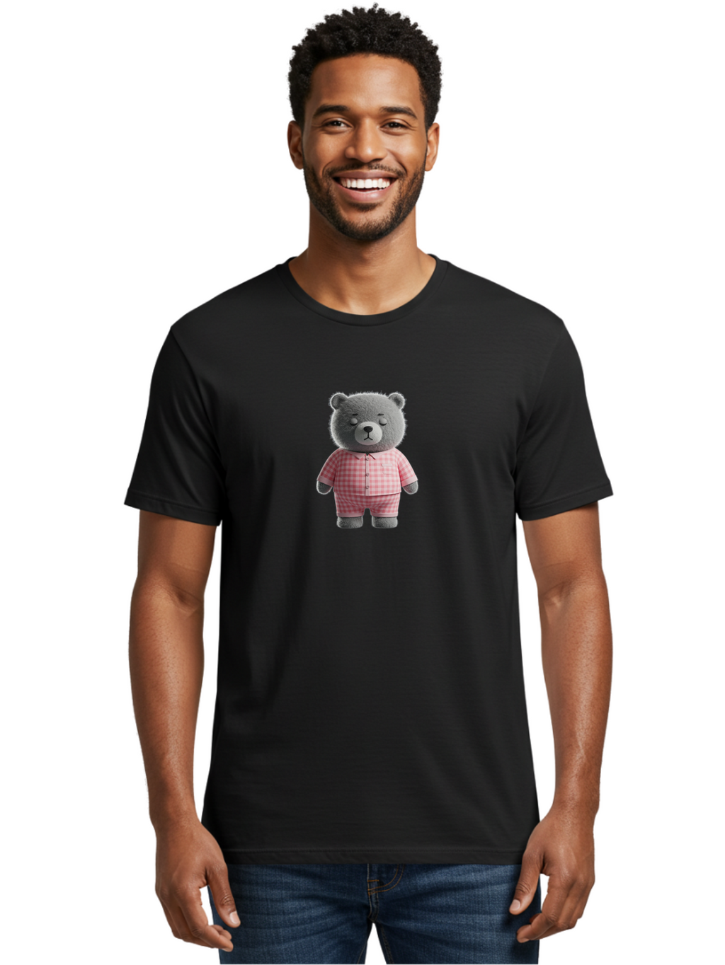 Teddy-Bear Men'S Graphic Tee, 100% Cotton, Comfortable Casual Summer Wear, Machine Washable, Vintage Camera, Old Camera, Antique Camera, Black Camera, Classic Photography, Photography Equipment, Nostalgic Device, Film Camera, Camera Art Bai472