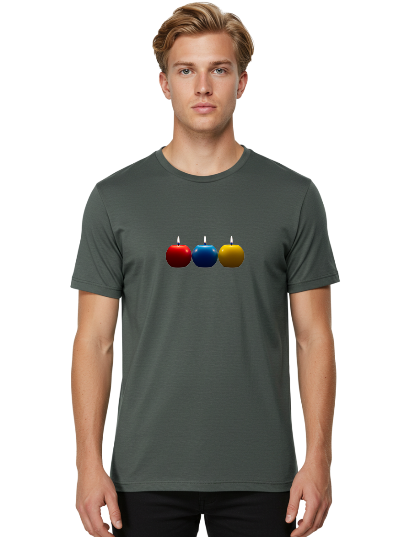 Three-Candles Men'S Graphic Tee, 100% Cotton, Comfortable Casual Summer Wear, Machine Washable, Vintage Camera, Old Camera, Antique Camera, Black Camera, Classic Photography, Photography Equipment, Nostalgic Device, Film Camera, Camera Art Bai480