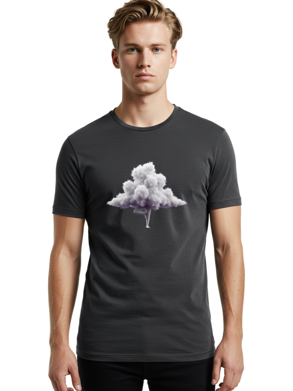 Tree-In-Yoga-Pose Men'S Graphic Tee, 100% Cotton, Comfortable Casual Summer Wear, Machine Washable, Vintage Camera, Old Camera, Antique Camera, Black Camera, Classic Photography, Photography Equipment, Nostalgic Device, Film Camera, Camera Art Bai486