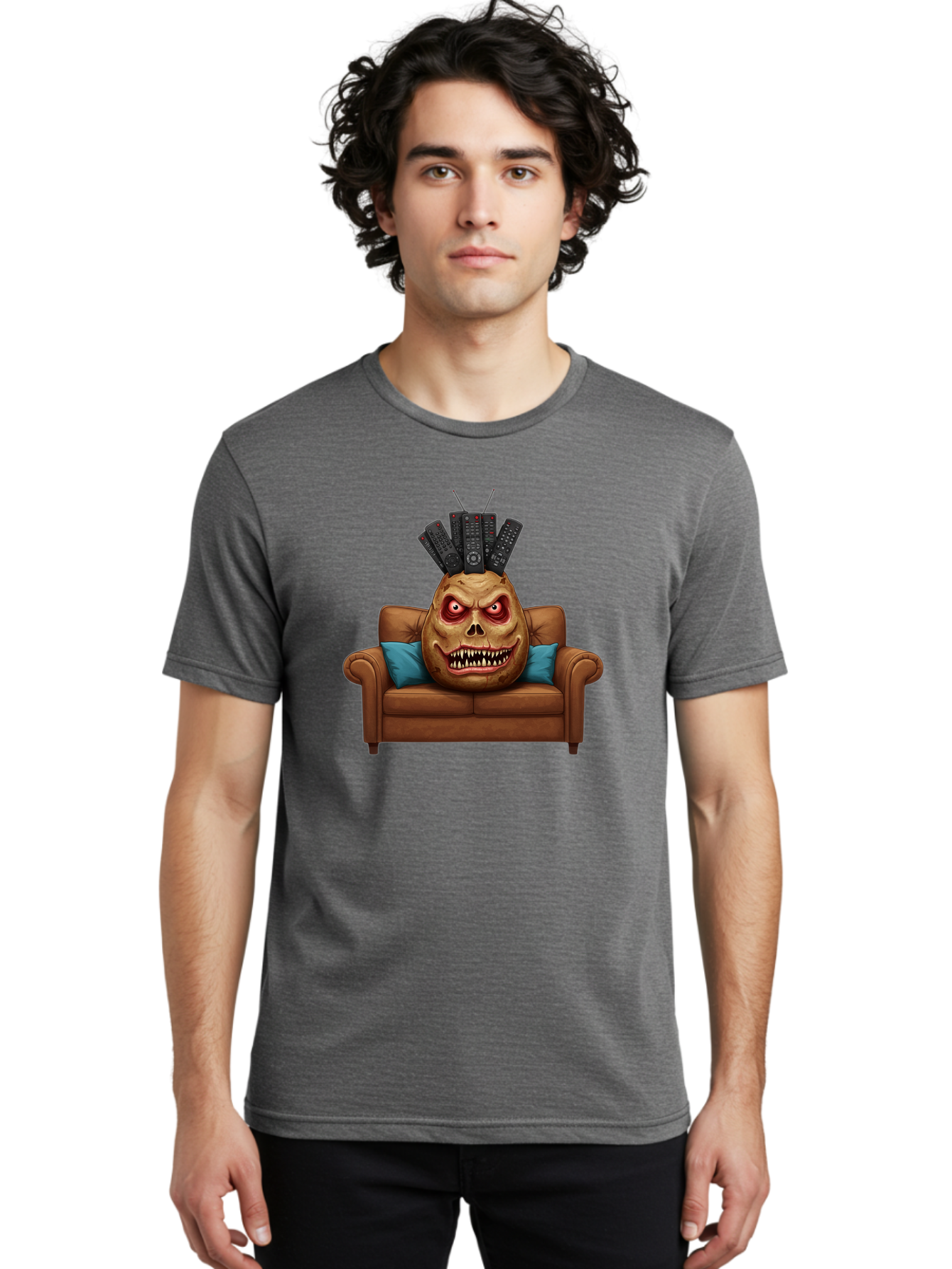 Tv-Head-Monster Men'S Graphic Tee, 100% Cotton, Comfortable Casual Summer Wear, Machine Washable, Vintage Camera, Old Camera, Antique Camera, Black Camera, Classic Photography, Photography Equipment, Nostalgic Device, Film Camera, Camera Art Bai488