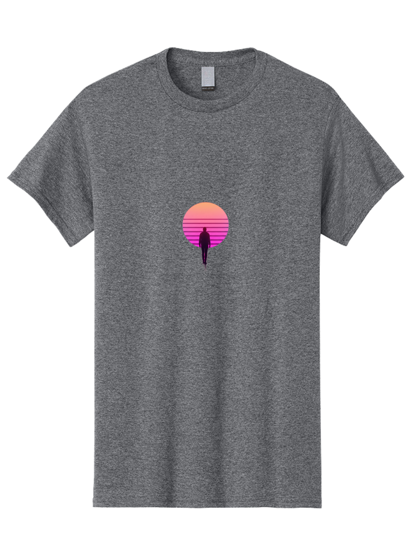 Vaporwave-Man Men'S Graphic Tee, 100% Cotton, Comfortable Casual Summer Wear, Machine Washable, Vintage Camera, Old Camera, Antique Camera, Black Camera, Classic Photography, Photography Equipment, Nostalgic Device, Film Camera, Camera Art Bai492