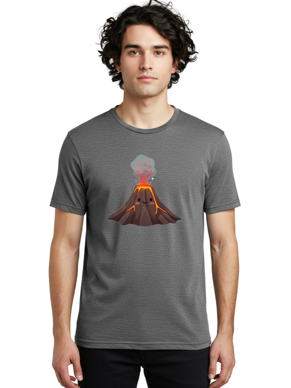 Volcano-1 Men'S Graphic Tee, 100% Cotton, Comfortable Casual Summer Wear, Machine Washable, Vintage Camera, Old Camera, Antique Camera, Black Camera, Classic Photography, Photography Equipment, Nostalgic Device, Film Camera, Camera Art Bai494