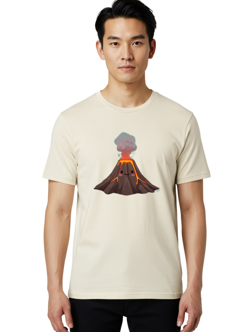 Volcano-1 Men'S Graphic Tee, 100% Cotton, Comfortable Casual Summer Wear, Machine Washable, Vintage Camera, Old Camera, Antique Camera, Black Camera, Classic Photography, Photography Equipment, Nostalgic Device, Film Camera, Camera Art Bai494