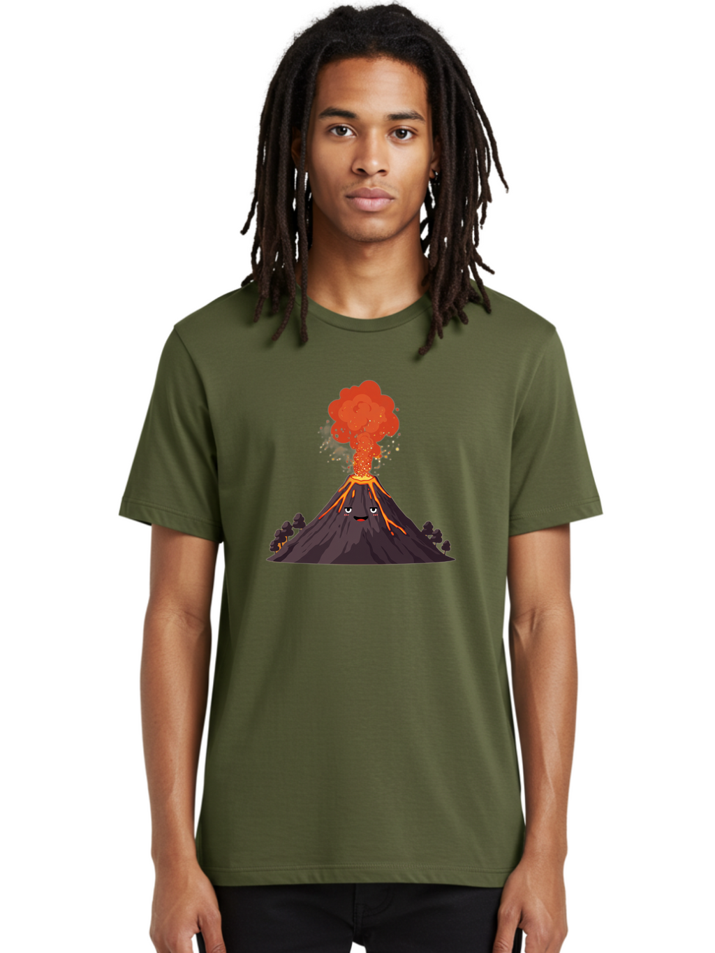 Volcano-11 Men'S Graphic Tee, 100% Cotton, Comfortable Casual Summer Wear, Machine Washable, Vintage Camera, Old Camera, Antique Camera, Black Camera, Classic Photography, Photography Equipment, Nostalgic Device, Film Camera, Camera Art Bai496