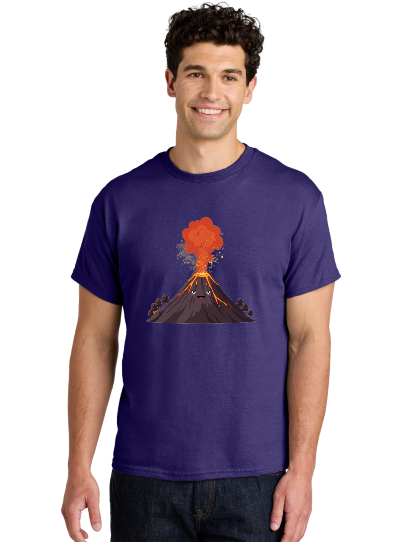 Volcano-11 Men'S Graphic Tee, 100% Cotton, Comfortable Casual Summer Wear, Machine Washable, Vintage Camera, Old Camera, Antique Camera, Black Camera, Classic Photography, Photography Equipment, Nostalgic Device, Film Camera, Camera Art Bai496