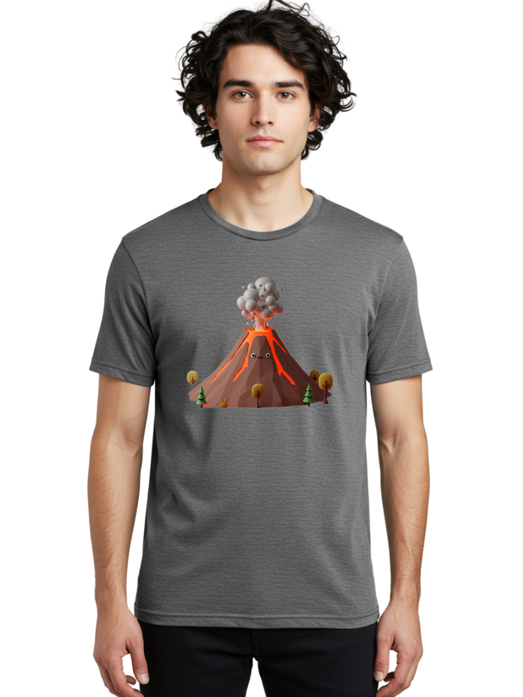 Volcano-12 Men'S Graphic Tee, 100% Cotton, Comfortable Casual Summer Wear, Machine Washable, Vintage Camera, Old Camera, Antique Camera, Black Camera, Classic Photography, Photography Equipment, Nostalgic Device, Film Camera, Camera Art Bai497