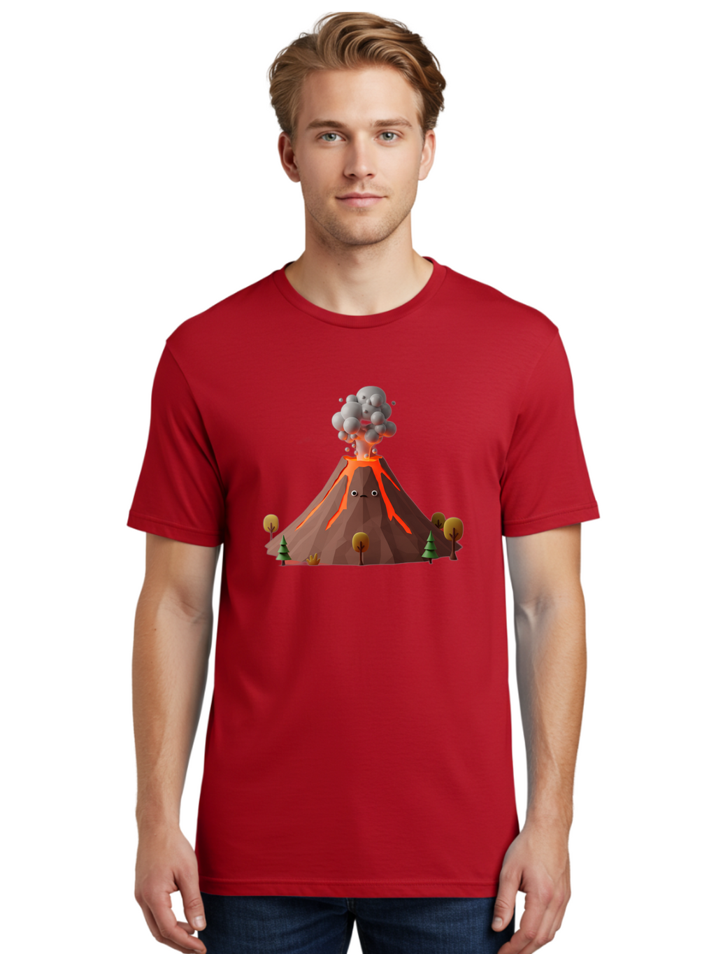 Volcano-12 Men'S Graphic Tee, 100% Cotton, Comfortable Casual Summer Wear, Machine Washable, Vintage Camera, Old Camera, Antique Camera, Black Camera, Classic Photography, Photography Equipment, Nostalgic Device, Film Camera, Camera Art Bai497