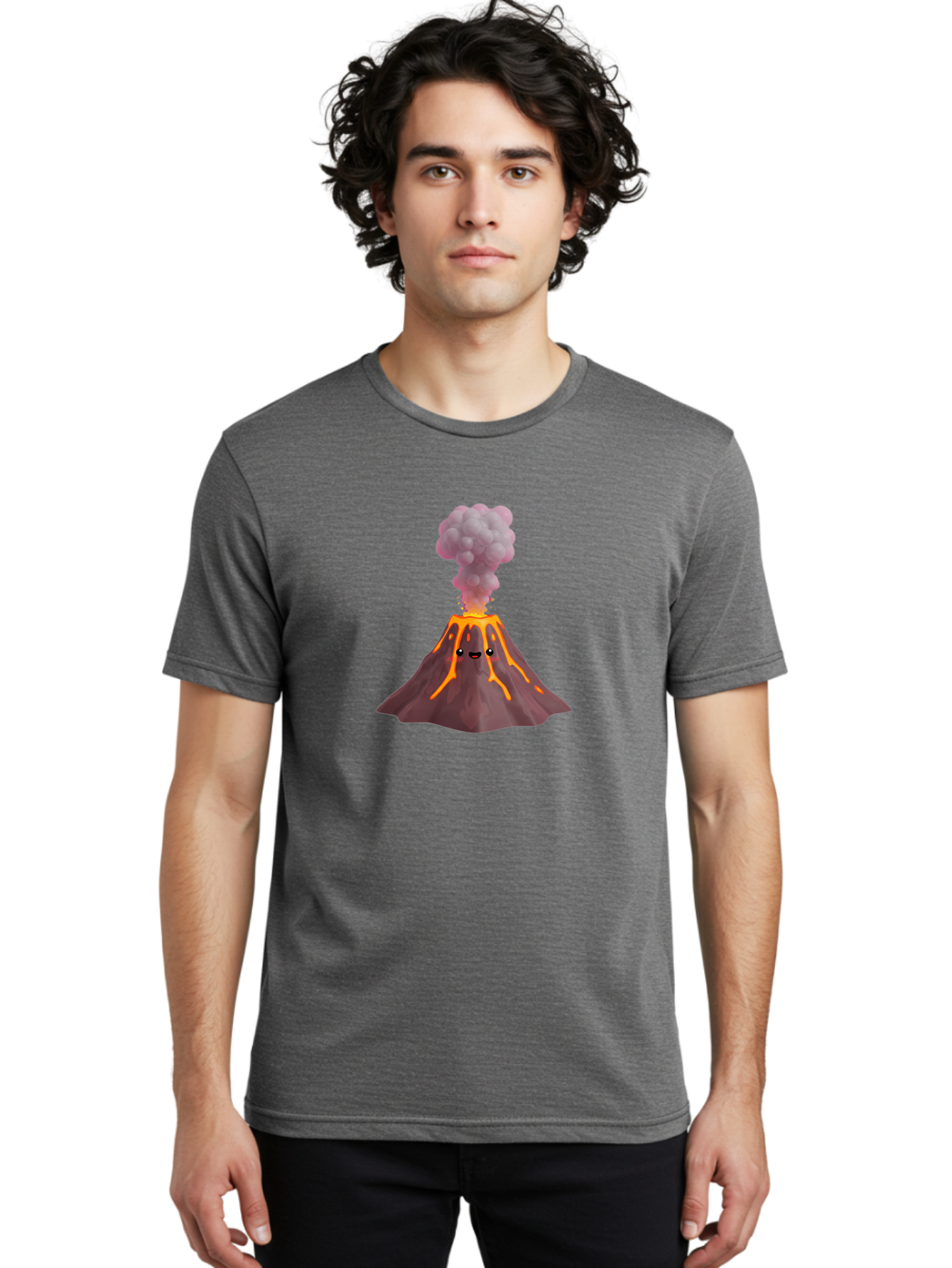 Volcano-2 Men'S Graphic Tee, 100% Cotton, Comfortable Casual Summer Wear, Machine Washable, Vintage Camera, Old Camera, Antique Camera, Black Camera, Classic Photography, Photography Equipment, Nostalgic Device, Film Camera, Camera Art Bai498