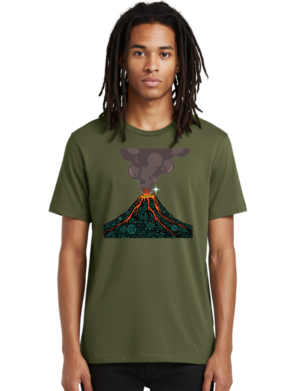 Volcano-4 Men'S Graphic Tee, 100% Cotton, Comfortable Casual Summer Wear, Machine Washable, Vintage Camera, Old Camera, Antique Camera, Black Camera, Classic Photography, Photography Equipment, Nostalgic Device, Film Camera, Camera Art Bai500