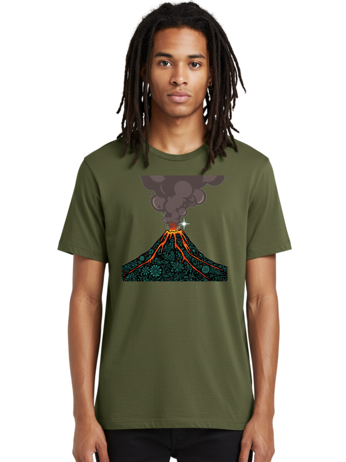 Volcano-4 Men'S Graphic Tee, 100% Cotton, Comfortable Casual Summer Wear, Machine Washable, Vintage Camera, Old Camera, Antique Camera, Black Camera, Classic Photography, Photography Equipment, Nostalgic Device, Film Camera, Camera Art Bai500