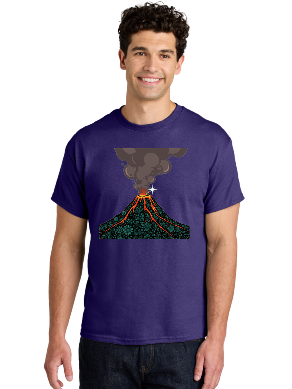 Volcano-4 Men'S Graphic Tee, 100% Cotton, Comfortable Casual Summer Wear, Machine Washable, Vintage Camera, Old Camera, Antique Camera, Black Camera, Classic Photography, Photography Equipment, Nostalgic Device, Film Camera, Camera Art Bai500