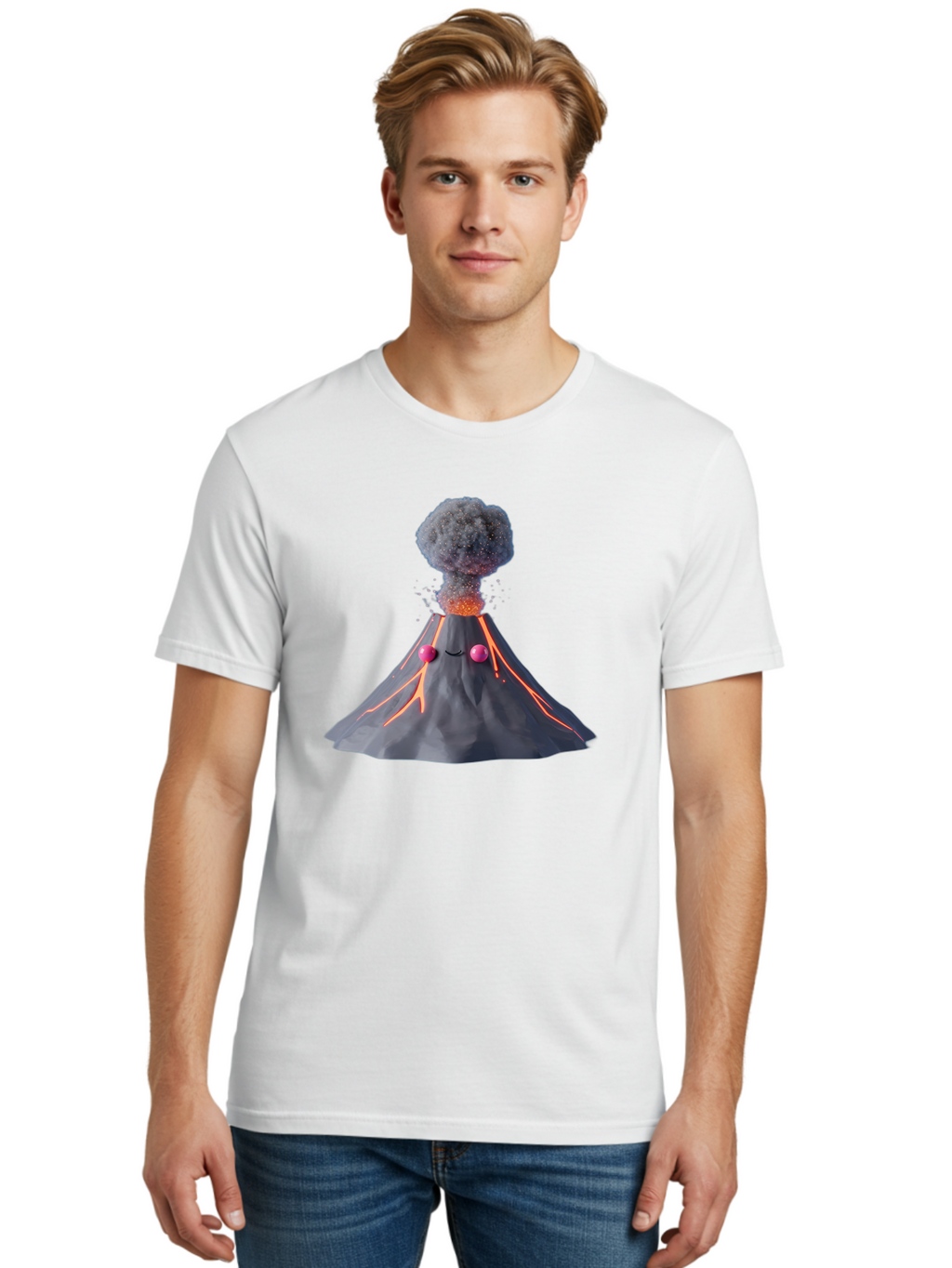 Volcano-7 Men'S Graphic Tee, 100% Cotton, Comfortable Casual Summer Wear, Machine Washable, Vintage Camera, Old Camera, Antique Camera, Black Camera, Classic Photography, Photography Equipment, Nostalgic Device, Film Camera, Camera Art Bai503