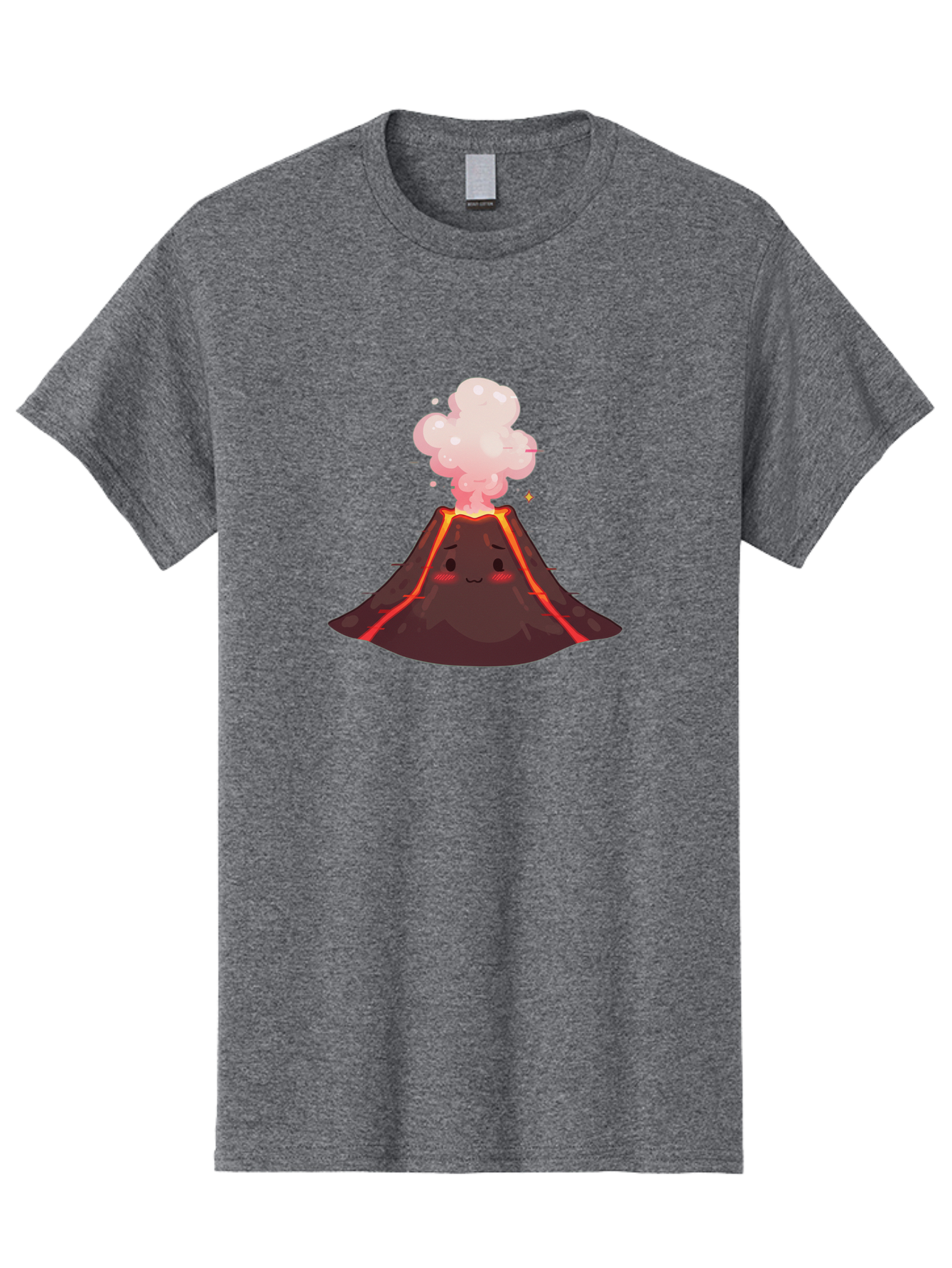 Volcano-Cartoon Men'S Graphic Tee, 100% Cotton, Comfortable Casual Summer Wear, Machine Washable, Vintage Camera, Old Camera, Antique Camera, Black Camera, Classic Photography, Photography Equipment, Nostalgic Device, Film Camera, Camera Art Bai506