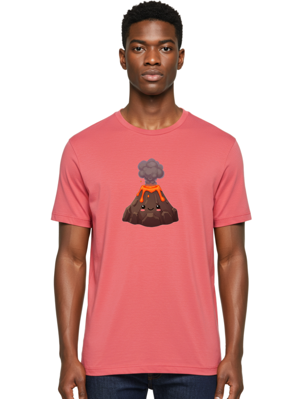 Volcano-Character-3 Men'S Graphic Tee, 100% Cotton, Comfortable Casual Summer Wear, Machine Washable, Vintage Camera, Old Camera, Antique Camera, Black Camera, Classic Photography, Photography Equipment, Nostalgic Device, Film Camera, Bai509