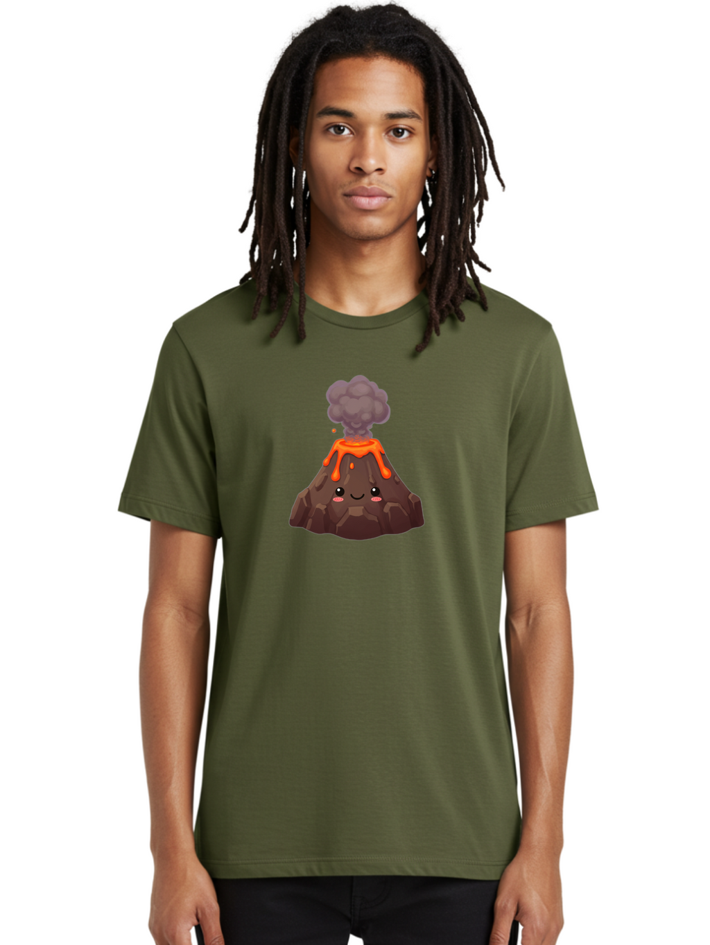 Volcano-Character-3 Men'S Graphic Tee, 100% Cotton, Comfortable Casual Summer Wear, Machine Washable, Vintage Camera, Old Camera, Antique Camera, Black Camera, Classic Photography, Photography Equipment, Nostalgic Device, Film Camera, Bai509