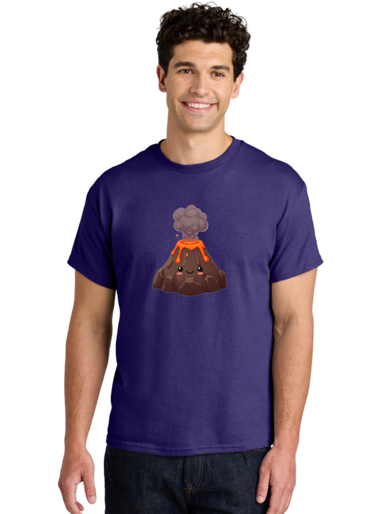Volcano-Character-3 Men'S Graphic Tee, 100% Cotton, Comfortable Casual Summer Wear, Machine Washable, Vintage Camera, Old Camera, Antique Camera, Black Camera, Classic Photography, Photography Equipment, Nostalgic Device, Film Camera, Bai509