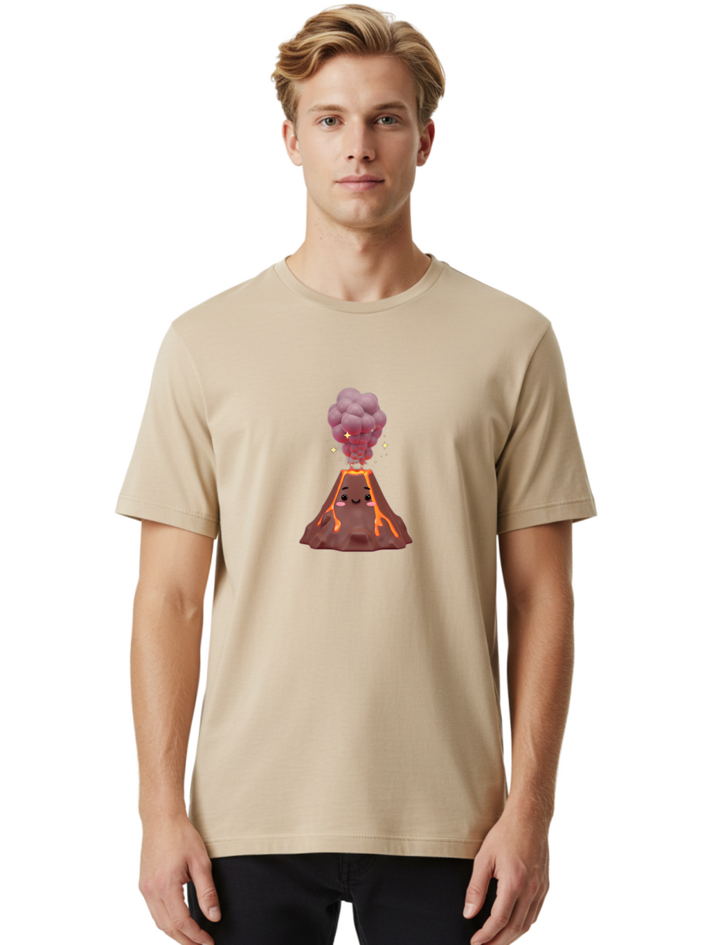 Volcano-Character-7 Men'S Graphic Tee, 100% Cotton, Comfortable Casual Summer Wear, Machine Washable, Vintage Camera, Old Camera, Antique Camera, Black Camera, Classic Photography, Photography Equipment, Nostalgic Device, Film Camera, Bai513