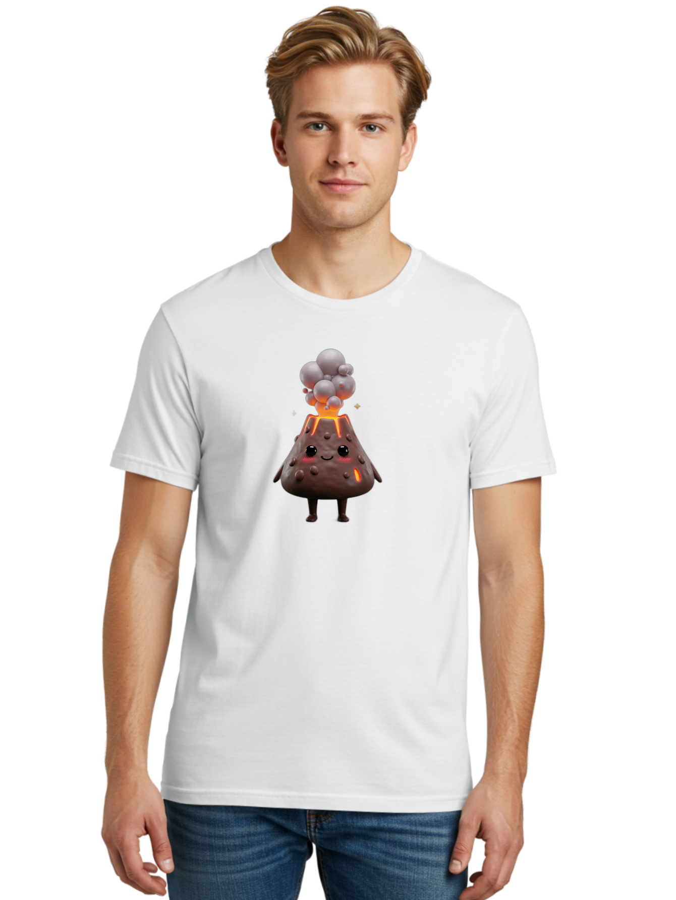 Volcano-Character-8 Men'S Graphic Tee, 100% Cotton, Comfortable Casual Summer Wear, Machine Washable, Vintage Camera, Old Camera, Antique Camera, Black Camera, Classic Photography, Photography Equipment, Nostalgic Device, Film Camera, Bai514