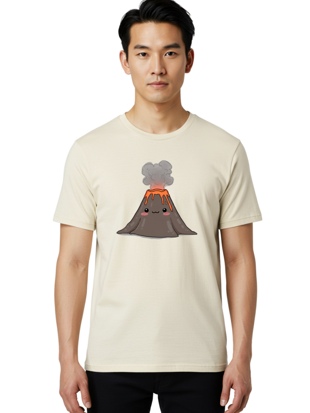 Volcano-Character-9 Men'S Graphic Tee, 100% Cotton, Comfortable Casual Summer Wear, Machine Washable, Vintage Camera, Old Camera, Antique Camera, Black Camera, Classic Photography, Photography Equipment, Nostalgic Device, Film Camera, Bai515