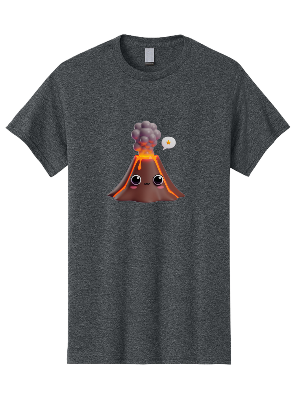 Volcano-Emoji Men'S Graphic Tee, 100% Cotton, Comfortable Casual Summer Wear, Machine Washable, Vintage Camera, Old Camera, Antique Camera, Black Camera, Classic Photography, Photography Equipment, Nostalgic Device, Film Camera, Camera Art Bai517