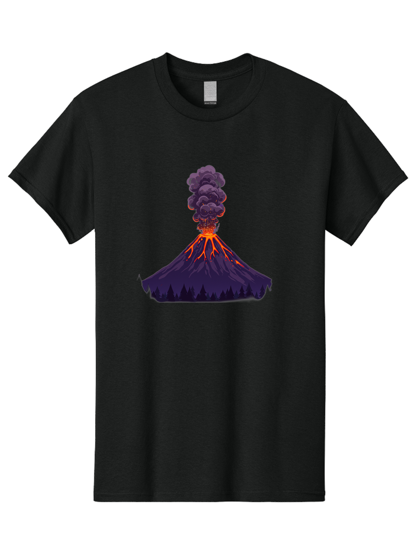 Volcano-Erupting-10 Men'S Graphic Tee, 100% Cotton, Comfortable Casual Summer Wear, Machine Washable, Vintage Camera, Old Camera, Antique Camera, Black Camera, Classic Photography, Photography Equipment, Nostalgic Device, Film Camera, Bai519