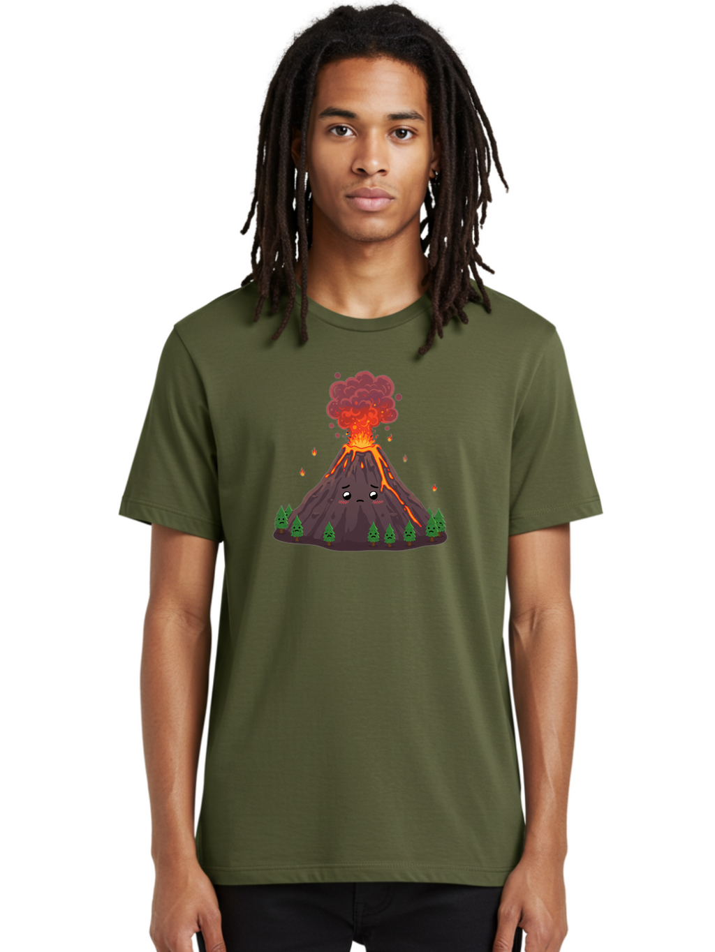 Volcano-Erupting-8 Men'S Graphic Tee, 100% Cotton, Comfortable Casual Summer Wear, Machine Washable, Vintage Camera, Old Camera, Antique Camera, Black Camera, Classic Photography, Photography Equipment, Nostalgic Device, Film Camera, Bai534