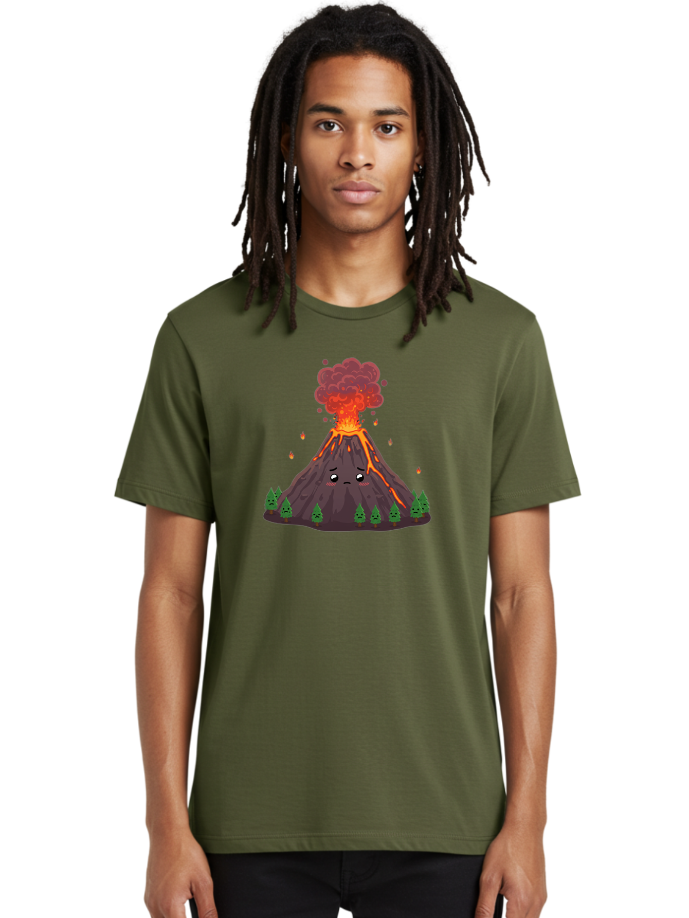 Volcano-Erupting-8 Men'S Graphic Tee, 100% Cotton, Comfortable Casual Summer Wear, Machine Washable, Vintage Camera, Old Camera, Antique Camera, Black Camera, Classic Photography, Photography Equipment, Nostalgic Device, Film Camera, Bai534