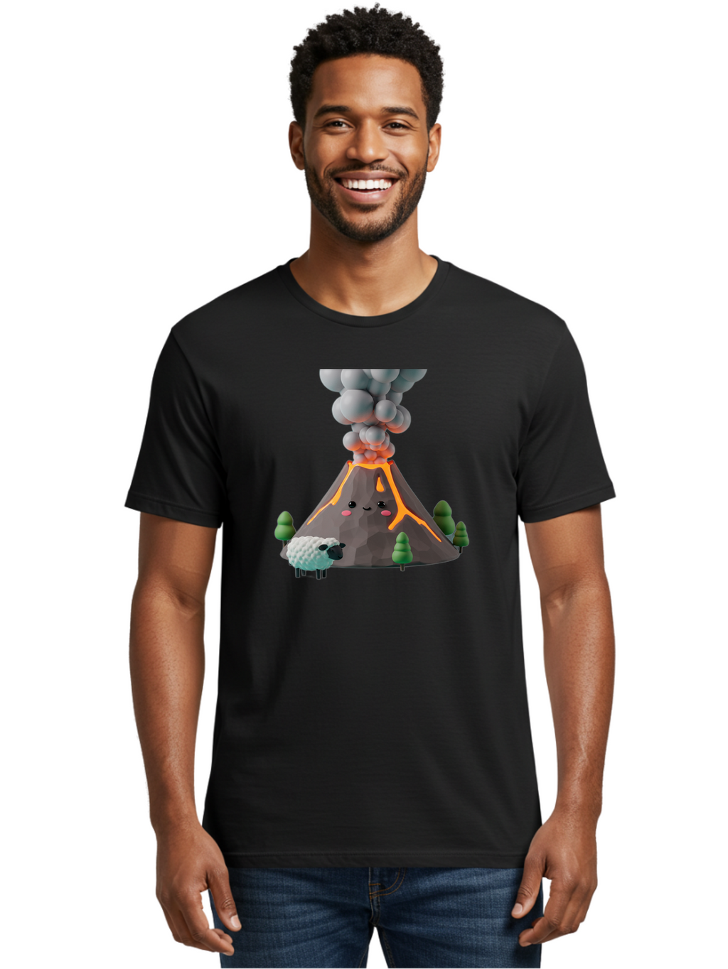 Volcano-Erupting-9 Men'S Graphic Tee, 100% Cotton, Comfortable Casual Summer Wear, Machine Washable, Vintage Camera, Old Camera, Antique Camera, Black Camera, Classic Photography, Photography Equipment, Nostalgic Device, Film Camera, Bai535