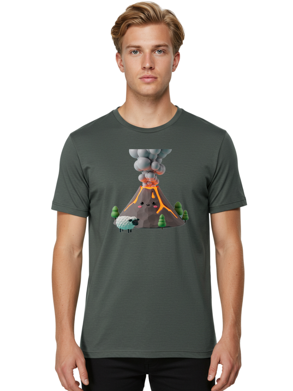 Volcano-Erupting-9 Men'S Graphic Tee, 100% Cotton, Comfortable Casual Summer Wear, Machine Washable, Vintage Camera, Old Camera, Antique Camera, Black Camera, Classic Photography, Photography Equipment, Nostalgic Device, Film Camera, Bai535