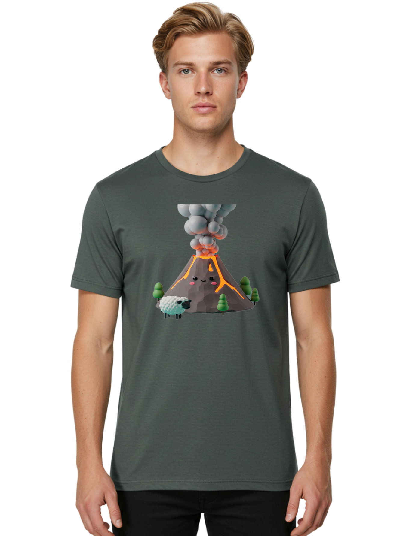 Volcano-Erupting-9 Men'S Graphic Tee, 100% Cotton, Comfortable Casual Summer Wear, Machine Washable, Vintage Camera, Old Camera, Antique Camera, Black Camera, Classic Photography, Photography Equipment, Nostalgic Device, Film Camera, Bai535