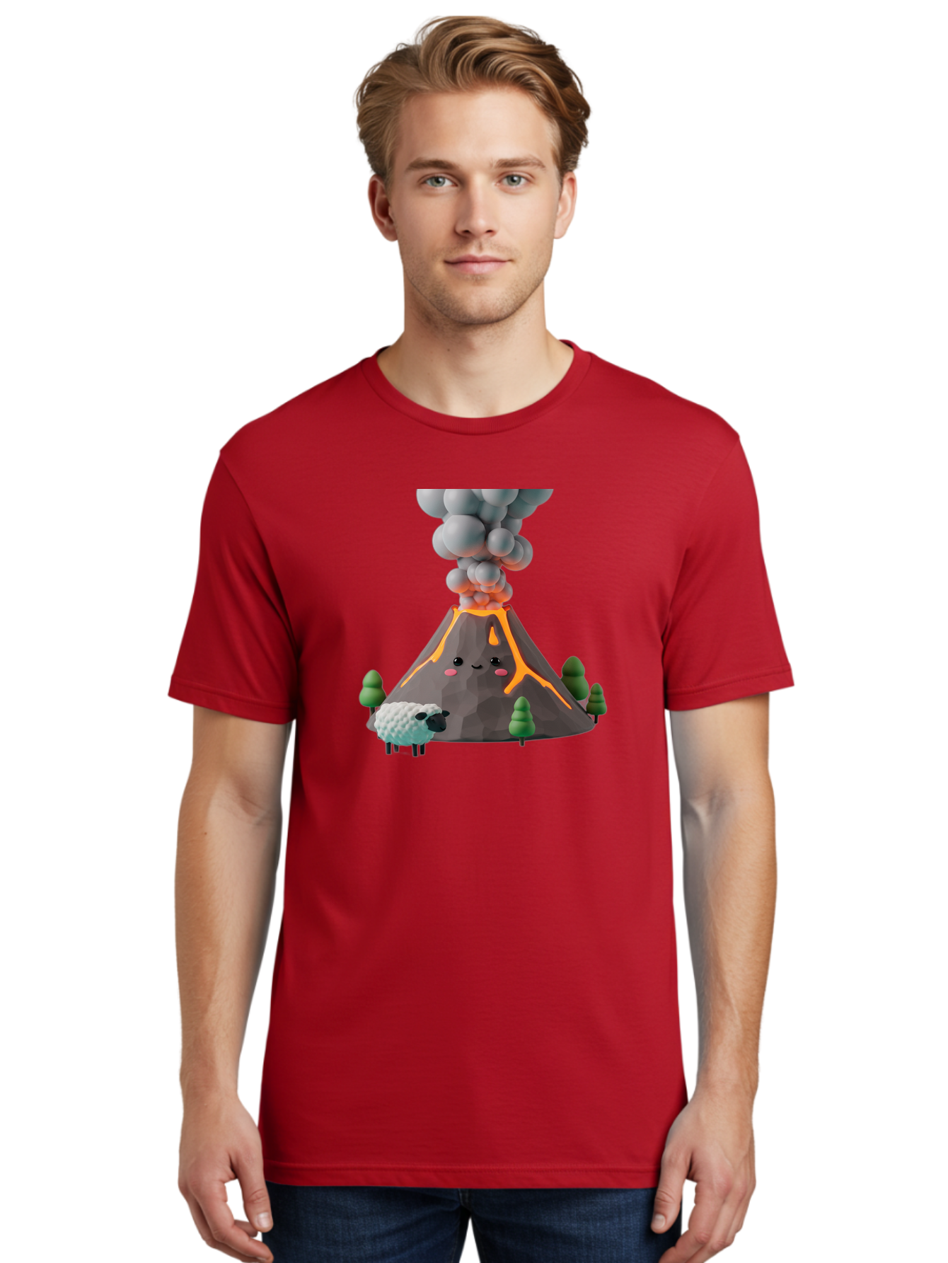 Volcano-Erupting-9 Men'S Graphic Tee, 100% Cotton, Comfortable Casual Summer Wear, Machine Washable, Vintage Camera, Old Camera, Antique Camera, Black Camera, Classic Photography, Photography Equipment, Nostalgic Device, Film Camera, Bai535